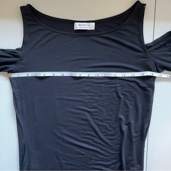 REVOLVE BAILEY 44 Black Cold Shoulder Top - Medium - Picture 11 of 12
